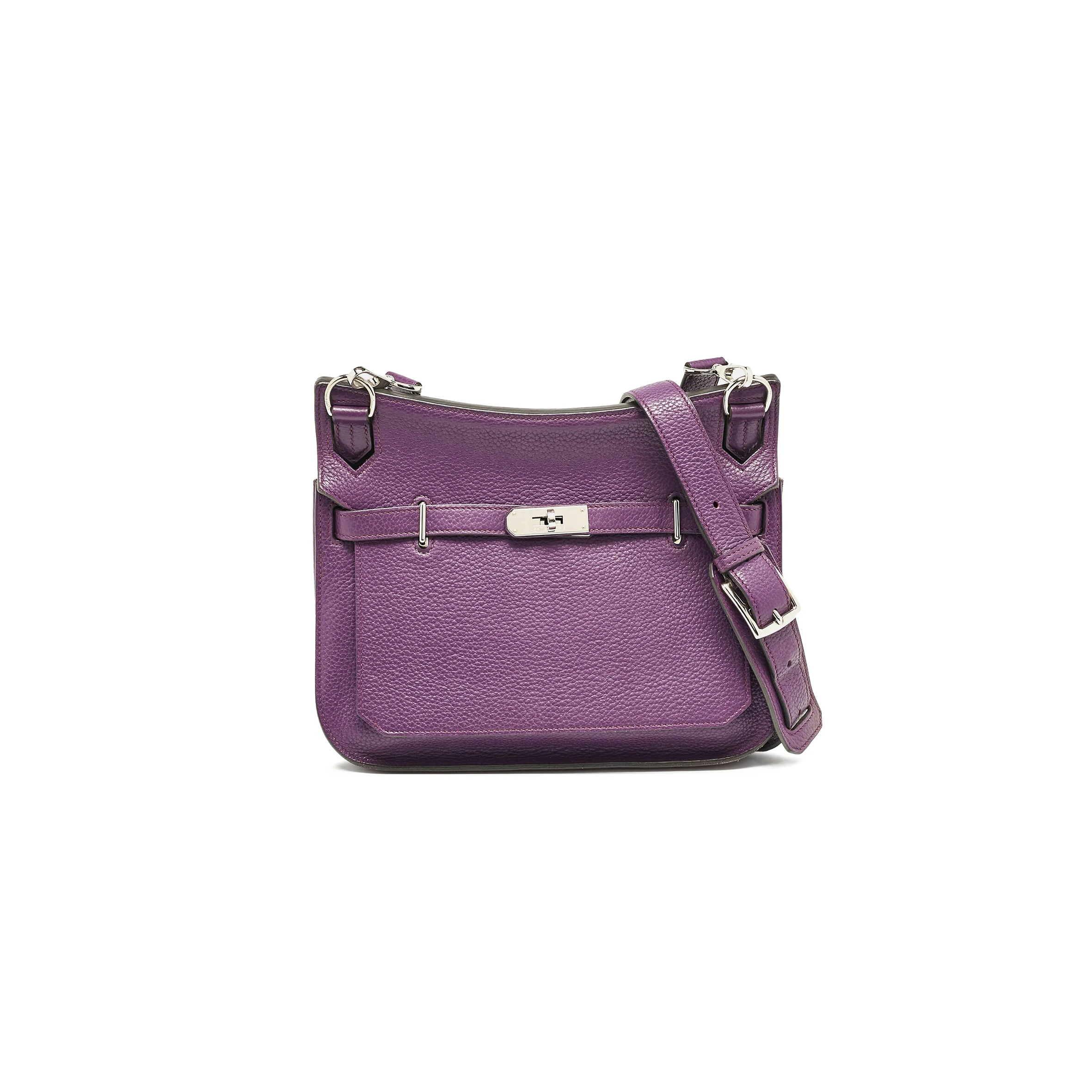 HERMÈS MASTER JYPSIÈRE SHOULDER ANEMONE PURPLE BAG (28*22*12cm) 